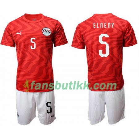 Fotballdrakt Egypt Elneny 5 Barn Hjemmetrøye 2019 Kortermet